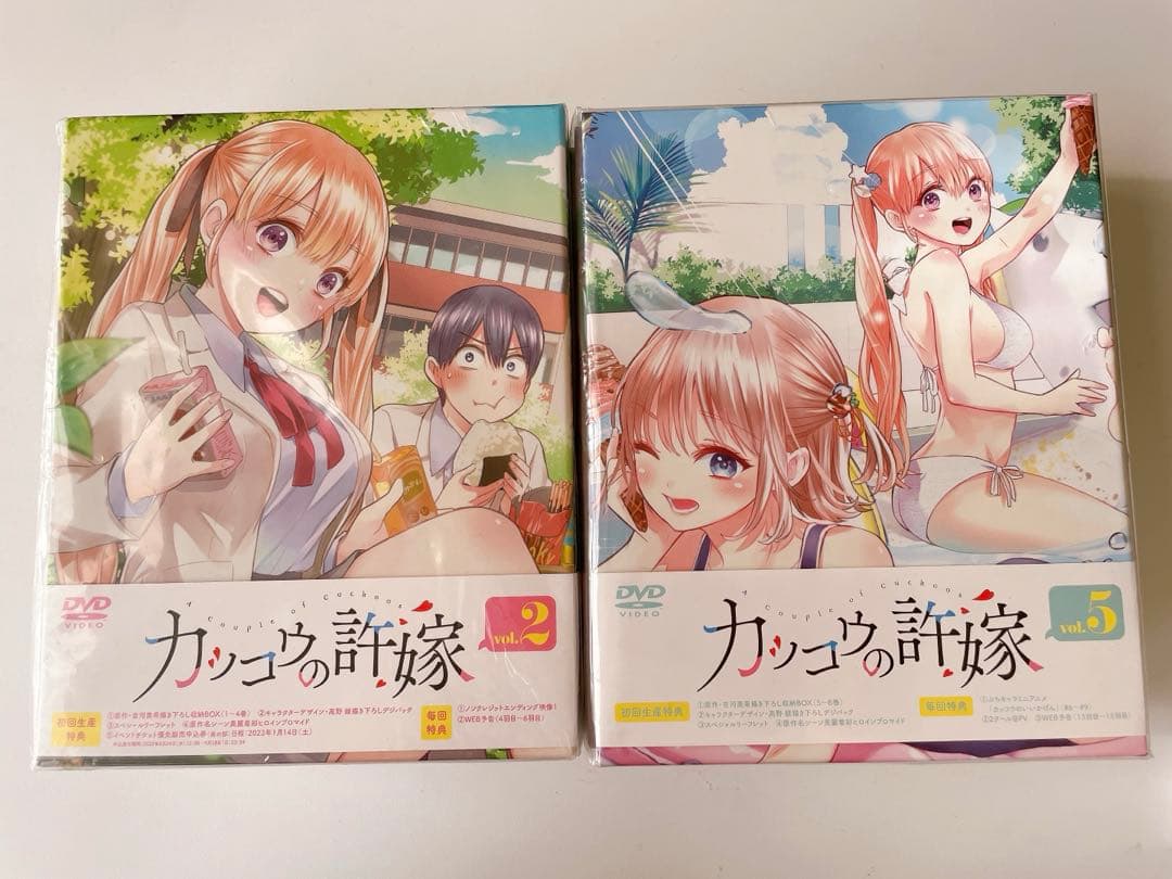 新品未開封 カッコウの許嫁 第1〜2巻セット　初回限定版　DVD