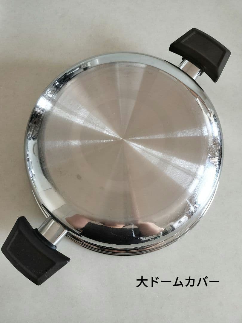 ロイヤルクイーン 6コート鍋+大フライパン+蓋+蒸し器 7点セット ガスIH