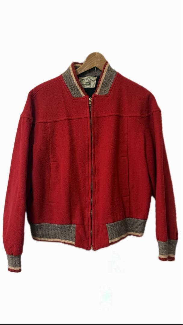 50s 60s PACIFIC TRAIL スタジアムジャケット　ウール　短丈 50s 60s PACIFIC TRAIL スタジアムジャケット ウール 短丈 - メルカリ