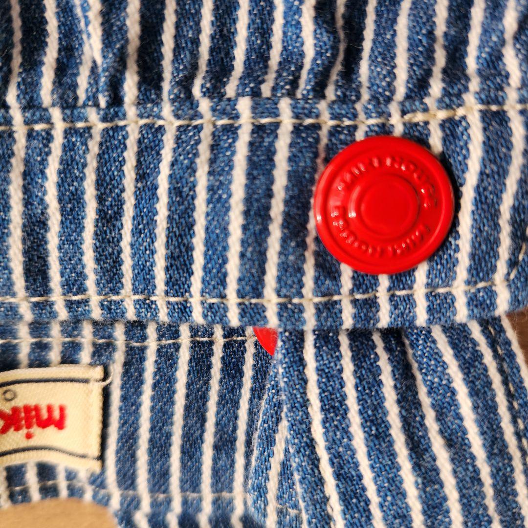 ミキハウス ストライプだるまオール - メルカリ