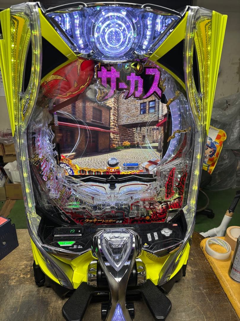 実機　ｅフィーバーからくりサーカス２Ｒ（eFからくりサーカス2 魔王ver.） eフィーバーからくりサーカス2R eFからくりサーカス2 魔王ver. 循環玉