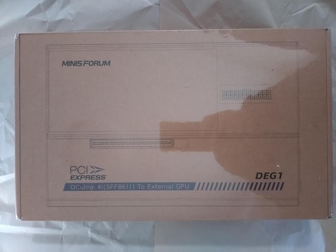 Minisforum DEG1 OcuLink GPU ドッキング ステーション Minisforum DEG1 OcuLink外付けGPU ドッキング ステーション