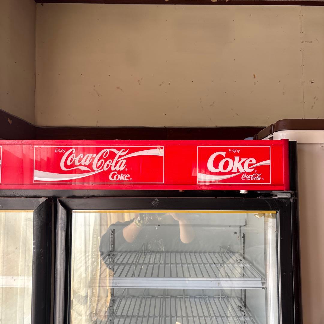 MITSUBISHI コカ・コーラ 昭和レトロ レア 冷蔵庫 ショーケース - メルカリ