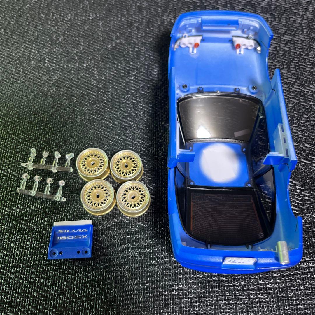 ミニッツ シルエイティ コバルトブルー フルエアロ 3連プロジェクター