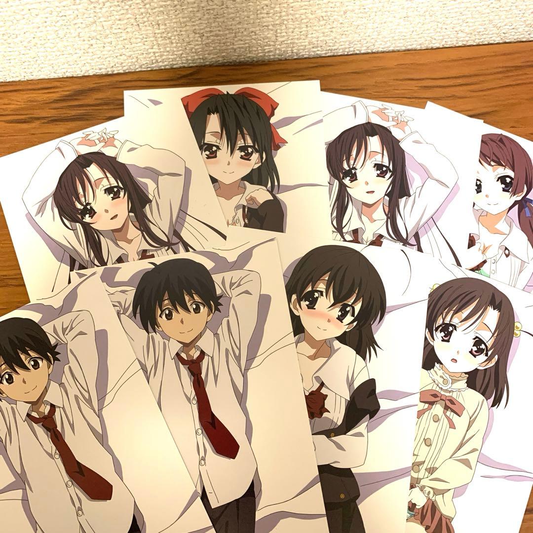 School Days 20th 特典ポストカード 8枚セット - メルカリ