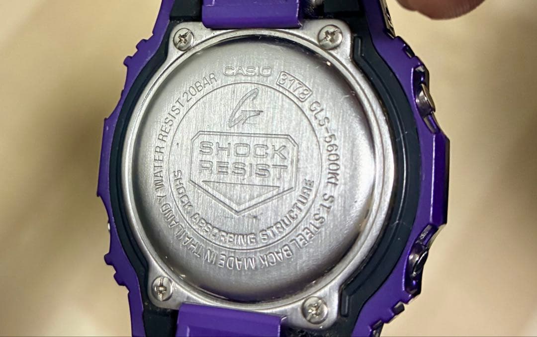激レア】美品 G-SHOCK GLS-5600KL パープル 紫 腕時計 - メルカリ