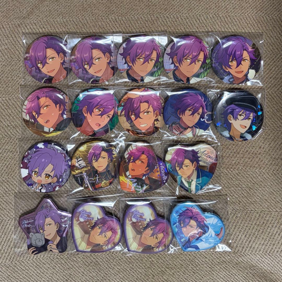 あんスタ アドニス 缶バッジ まとめ売り - メルカリ