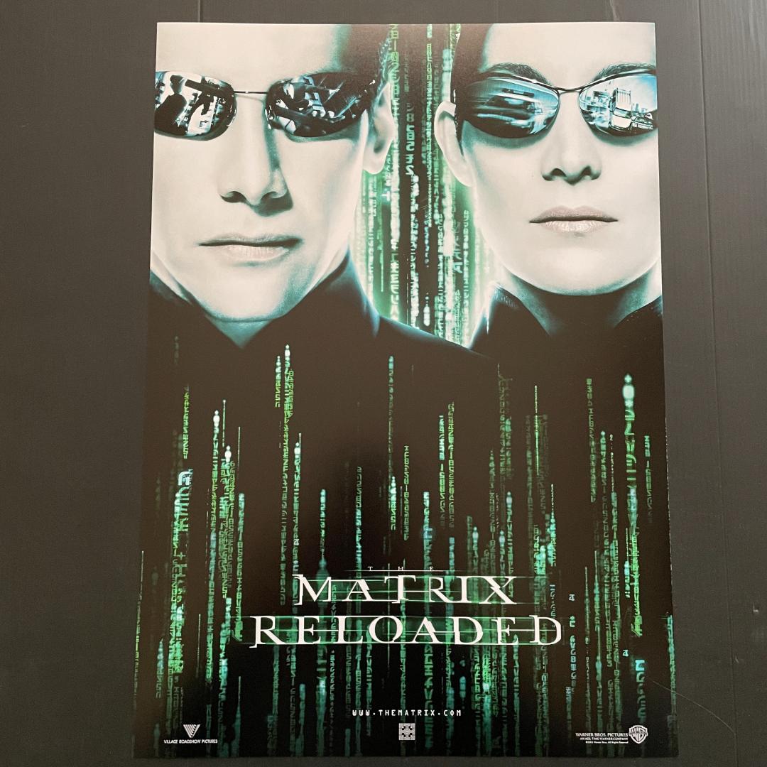 US版ポスター『マトリックス リローデッド』キアヌ・リーブス - メルカリ