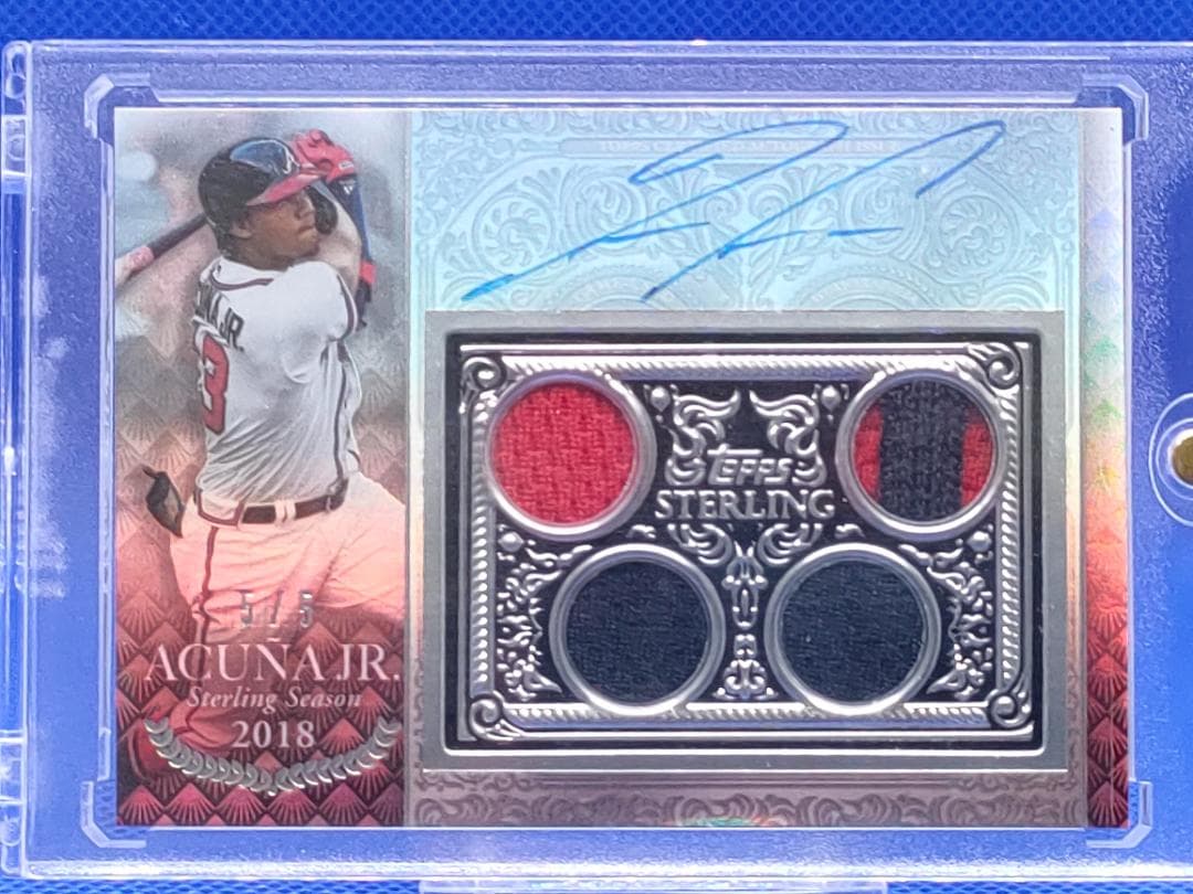 PSA鑑定品】世界5枚_Ronald Acuna Jr. _直筆サイン - メルカリ