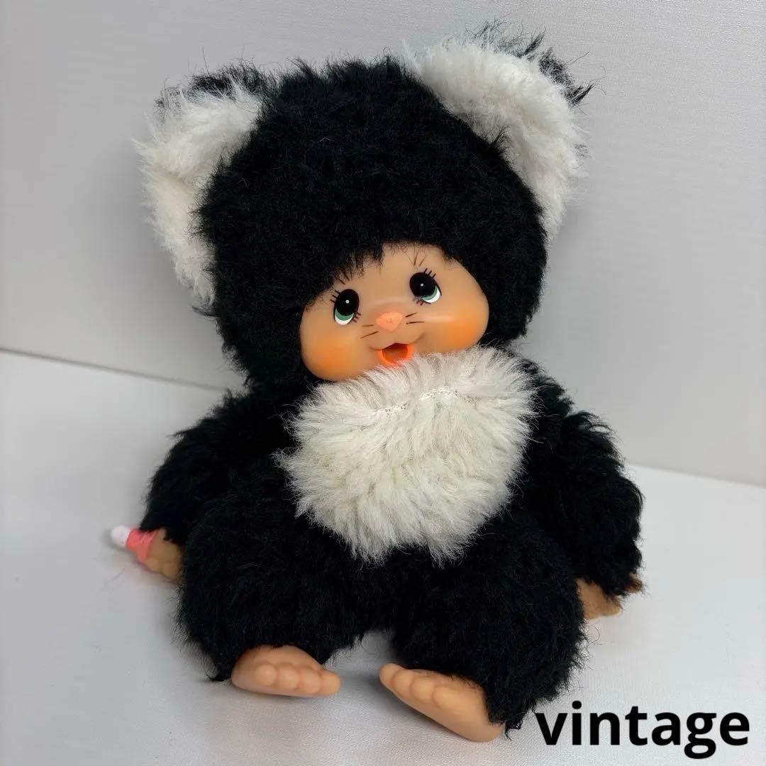 ビンテージ ミンカちゃん ねこ モンチッチ monchhichi 1584 - メルカリ