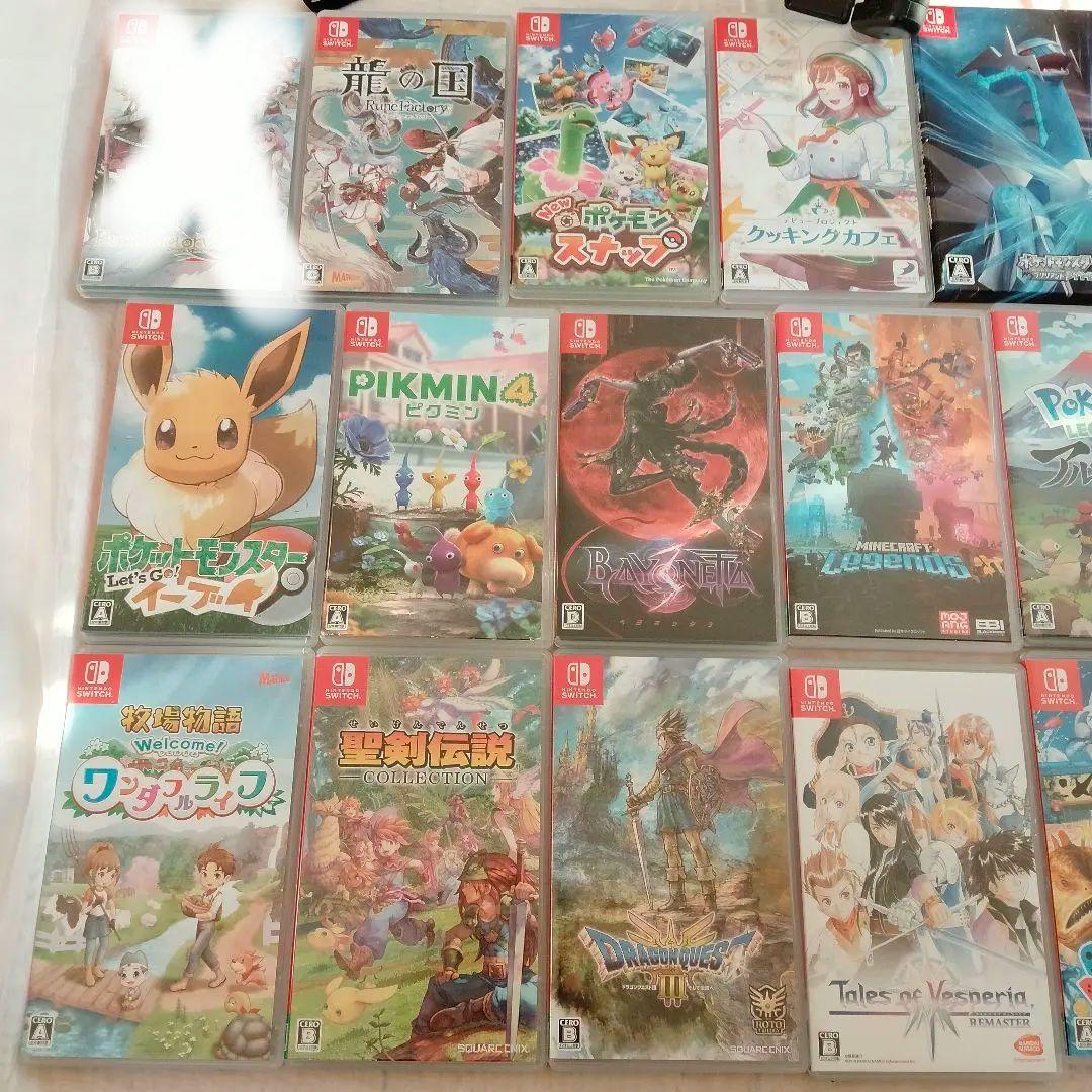Switchソフト 20本 ポケモン マイクラ ドラクエ 他 - メルカリ