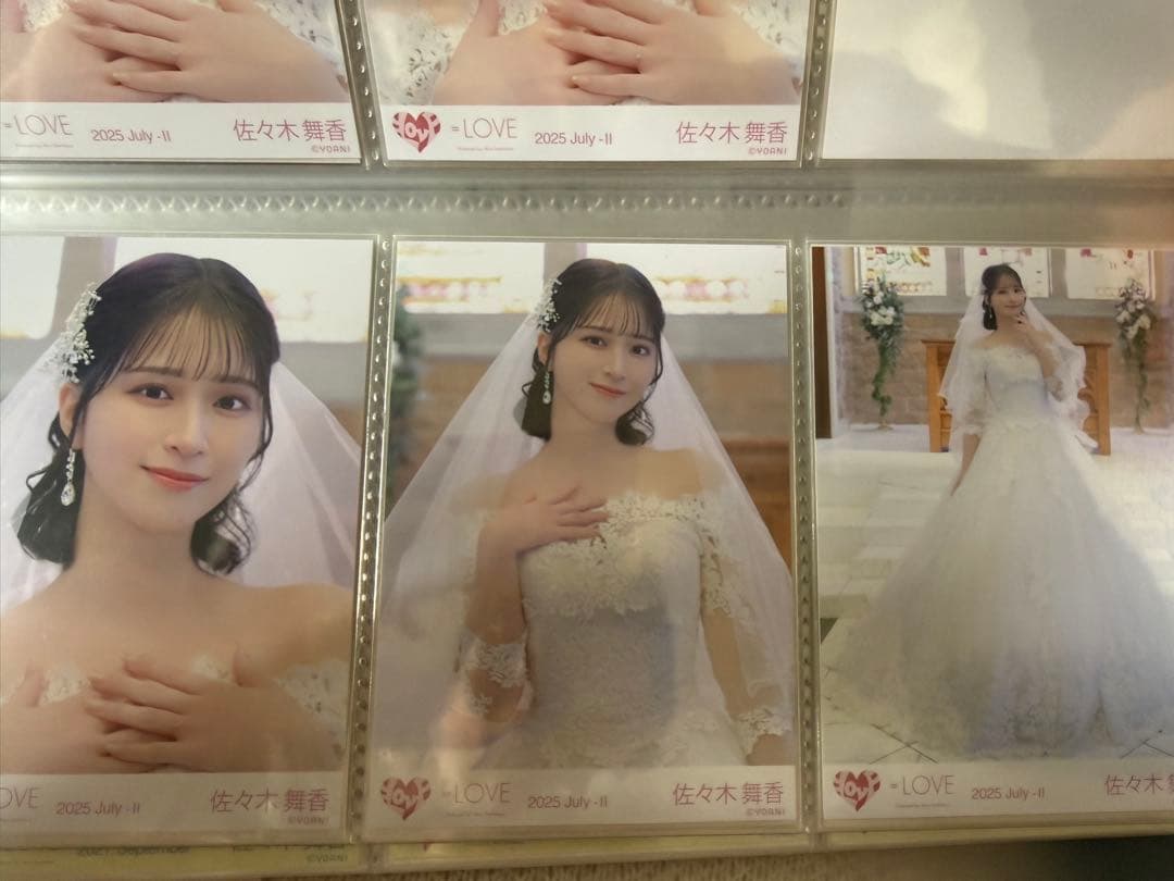 イコラブ　生写真　恋人以上、好き未満　MV衣装　佐々木舞香　ウェディング イコラブ 生写真 恋人以上、好き未満 MV衣装 佐々木舞香 ウェディング