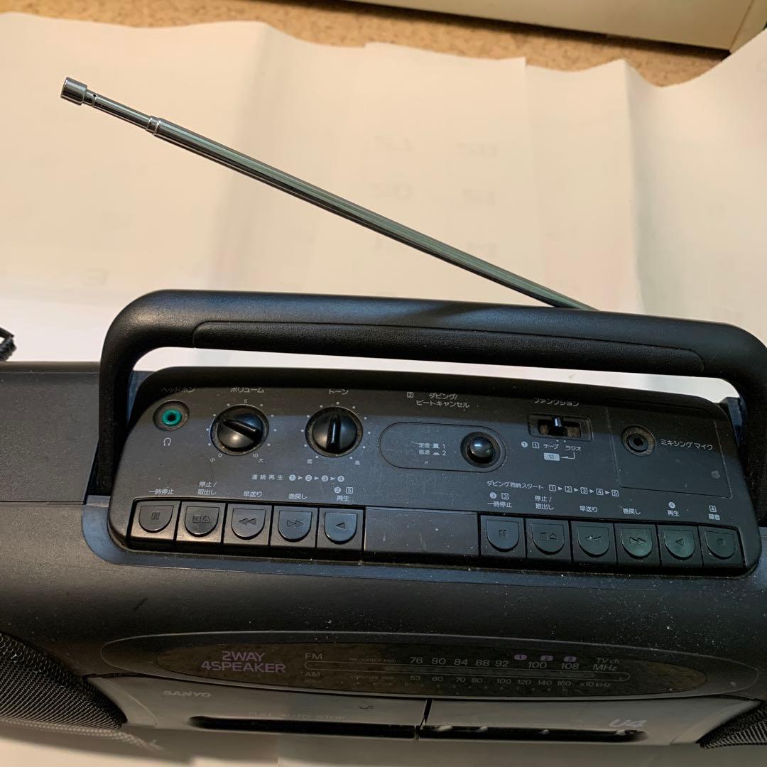 ラジカセ(W)/SANYO U4-W24【ジャンク】 - メルカリ