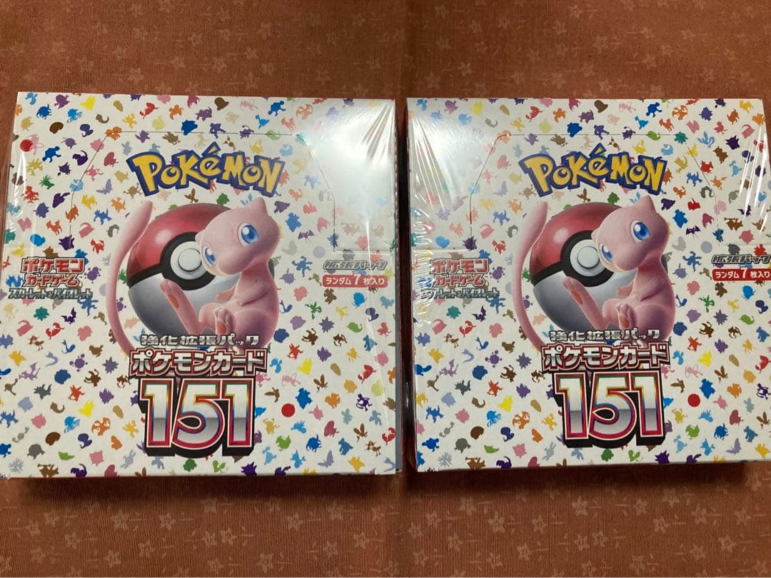 ポケモンカード151 【ポケカ】ポケモンカード151 2BOXシュリンク付き