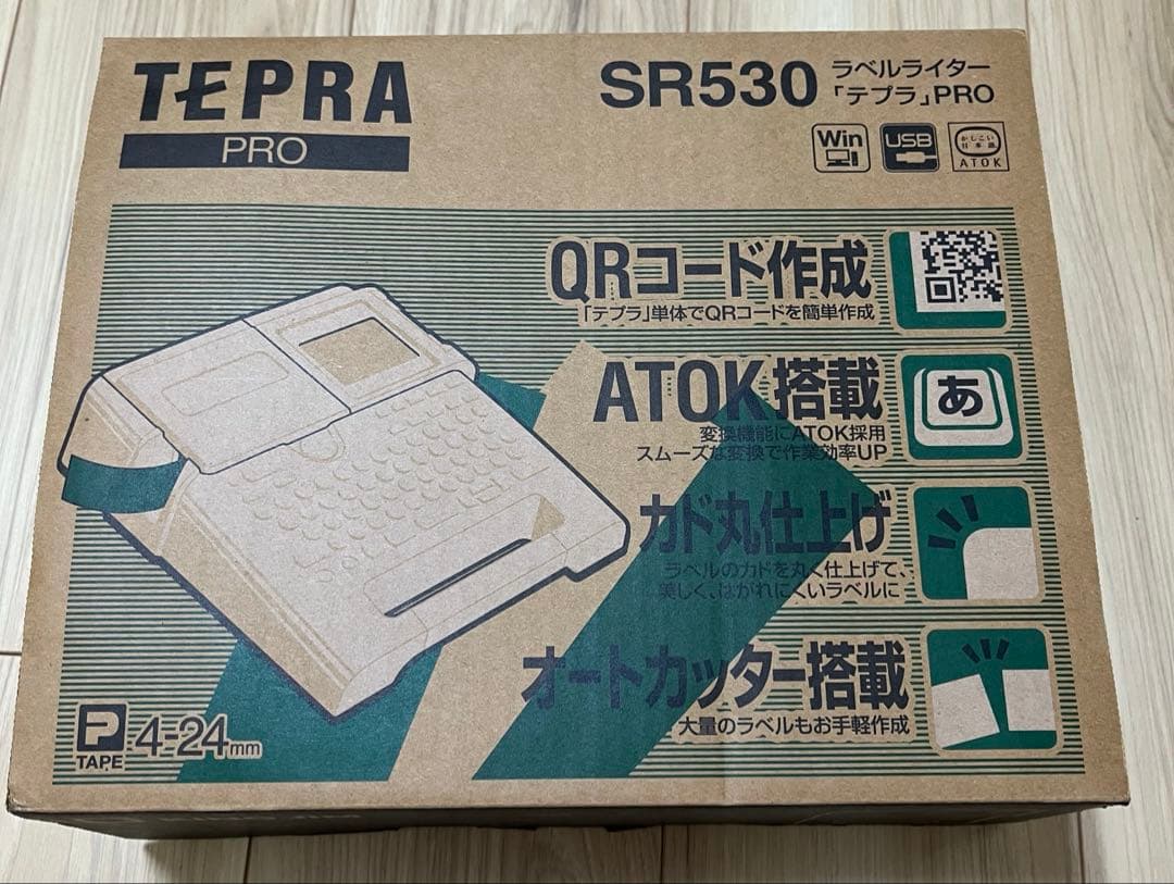 未使用品テープ6個付き　TEPRA SR530 ラベルライター ラベルライター「テプラ」PRO SR530｜キングジム公式ストア