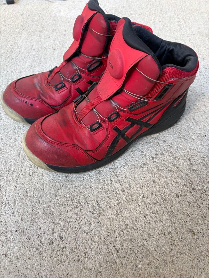 ASICS レッド ハイカット安全靴　26.5 楽天市場】安全靴 アシックス ASICS ハイカット 女性用 作業靴 3E相当