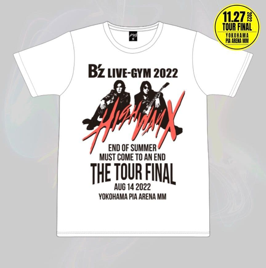 B'z LIVE-GYM 2022 ツアーファイナル Tシャツ 2色セット - メルカリ