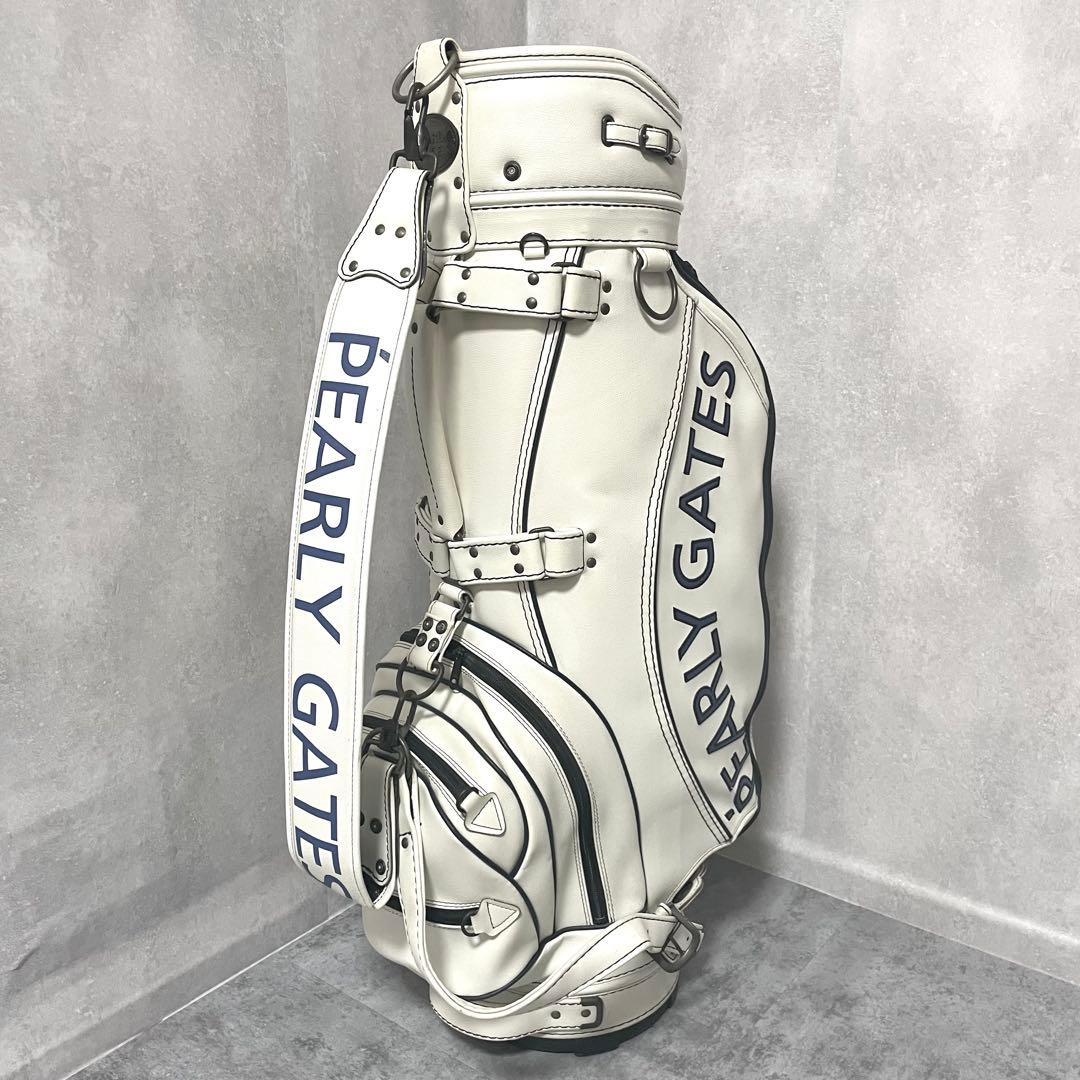 PEARLY GATES ヴィンテージ 初期モデル キャディバッグ　3点式 PEARLY GATES パーリーゲイツ ゴルフ キャディバッグ 3点式 6分割 廃盤