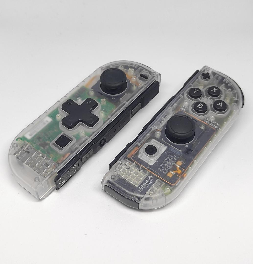 ジョイコンクリア スケルトン カスタム ニンテンドー スイッチ - メルカリ