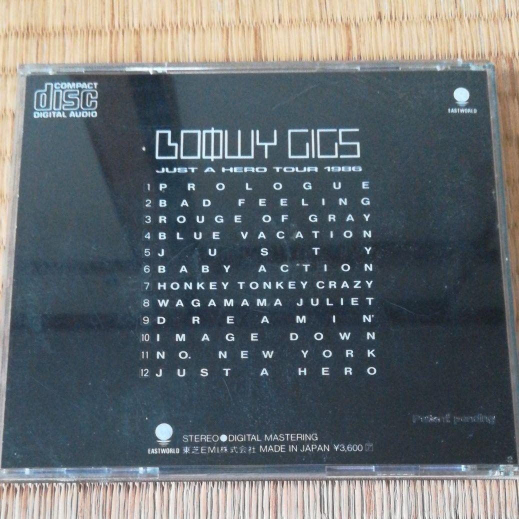 BOØWY GIGS Just a hero tour CD 初回限定盤 - メルカリ