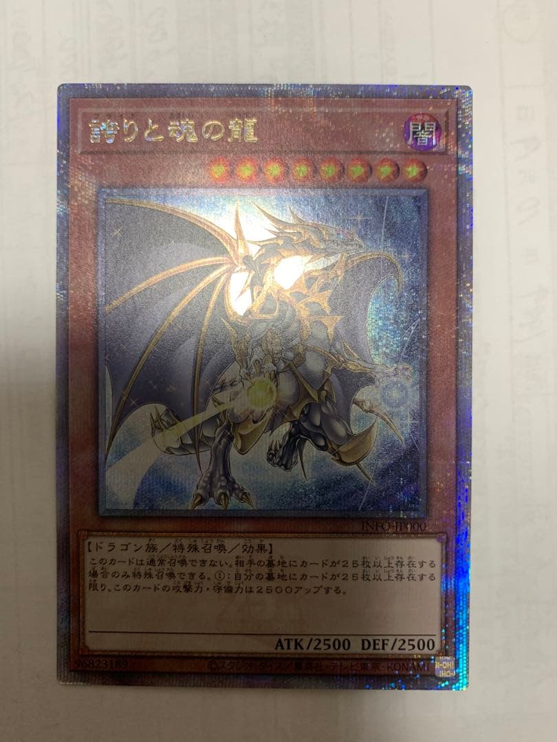 誇りと魂の龍　25THSE 日版 遊戯王 誇りと魂の究極竜 25th シークレット 日版