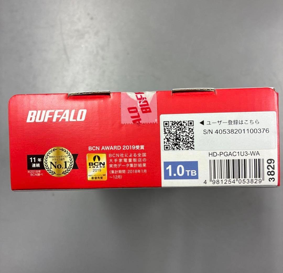 BUFFALO ポータブル HDD 1.0TB USB Type-C
