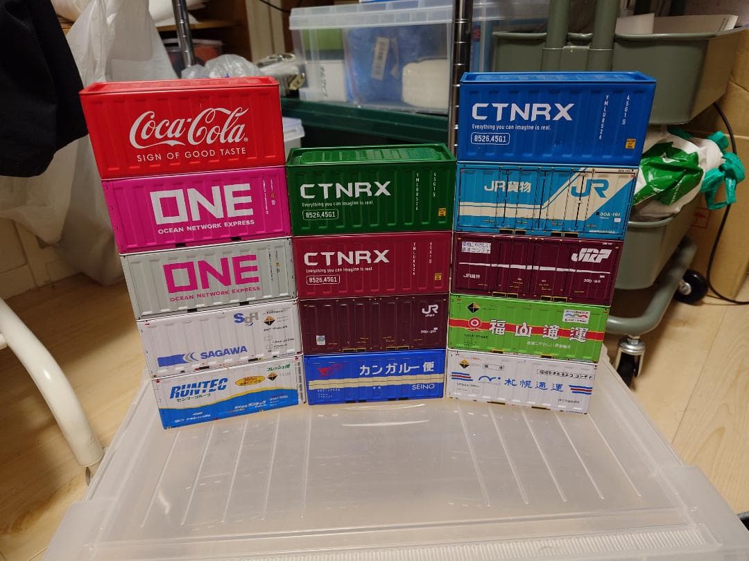 ブリックコンテナダイソー：26台　コキ：2両 ブリックコンテナ 海運 -100均 通販 ダイソーオンラインショップ【公式】