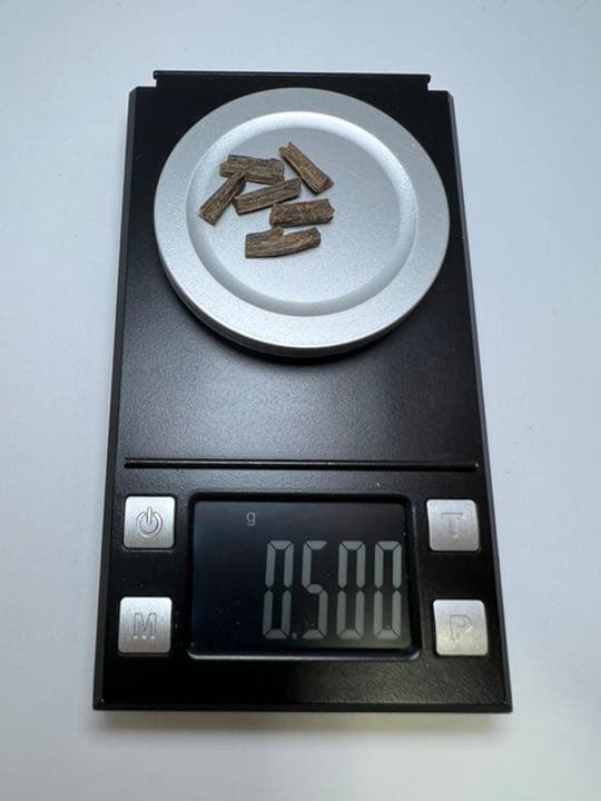 古渡命銘木 名香　中院通村公御銘　羅国　銘【郭公】0.500g 香木/沈香/伽羅