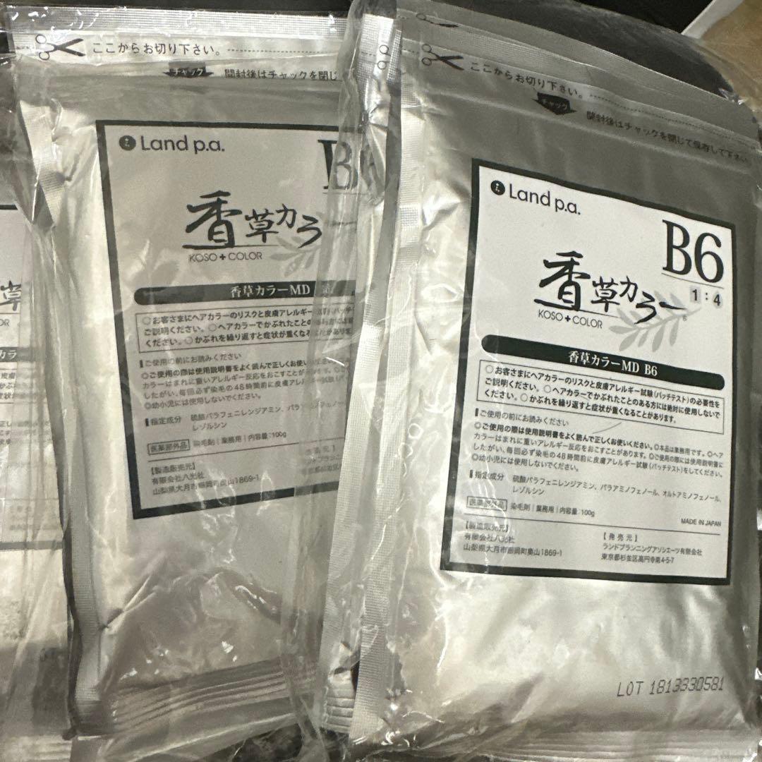 香草カラーB6 100g ×9個セット 香草カラー MD アクセント（水溶き）グリーン 100g【医薬部外品】の卸