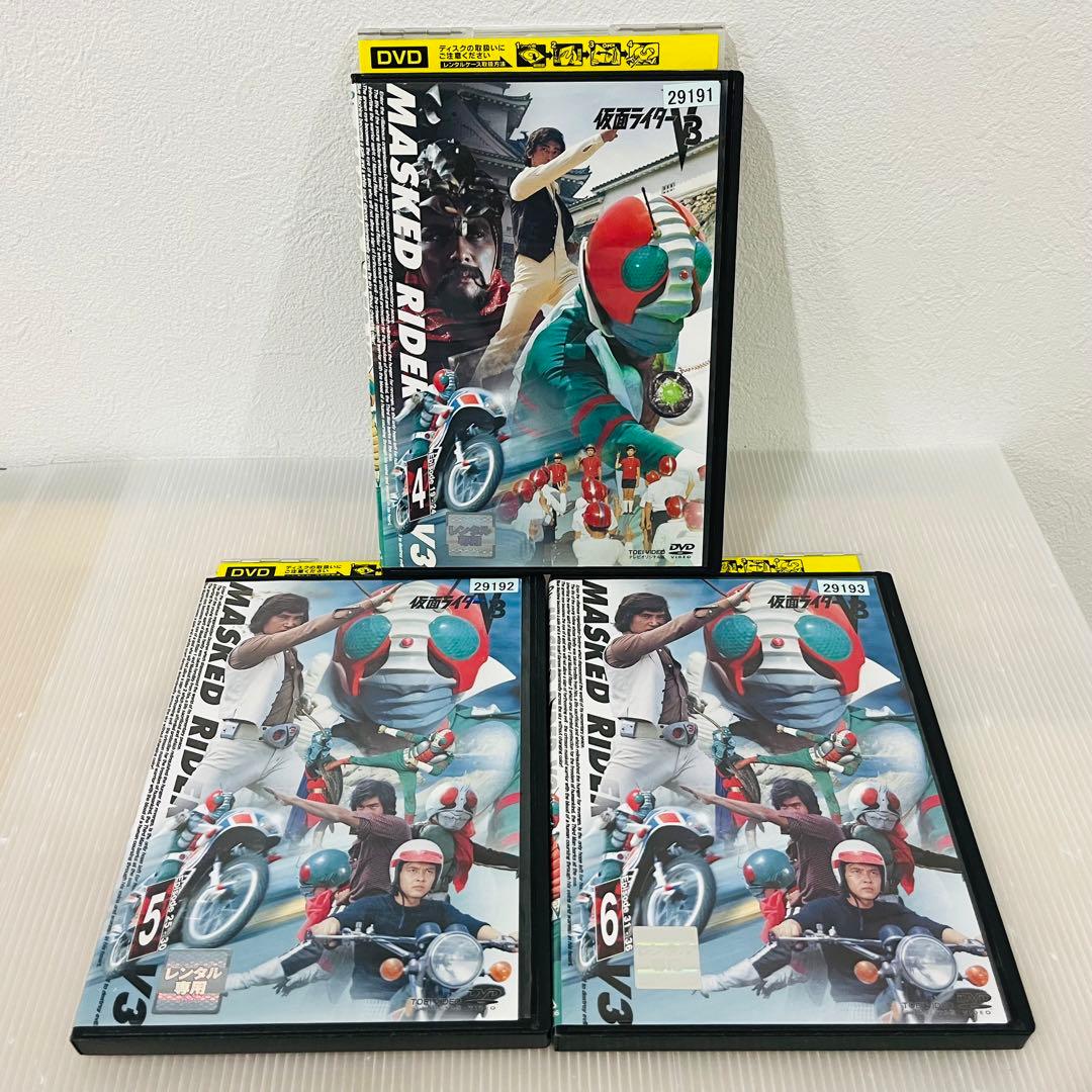 仮面ライダー V3 全9巻セット レンタル使用済DVD - メルカリ