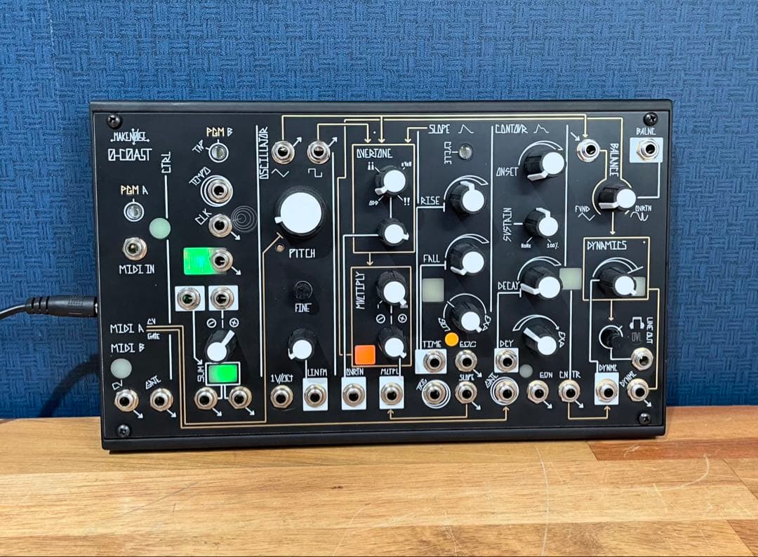 Make Noise 0-Coast モジュラーシンセ Make Noise 0-Coast— Clockface Modular