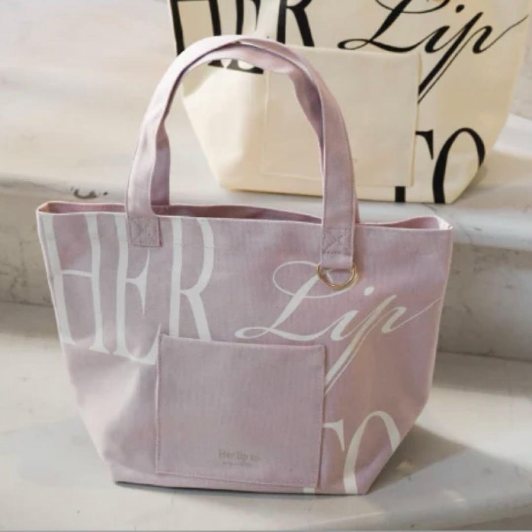 HLT Daily Logo Tote rose herlipto 名古屋限定 - メルカリ