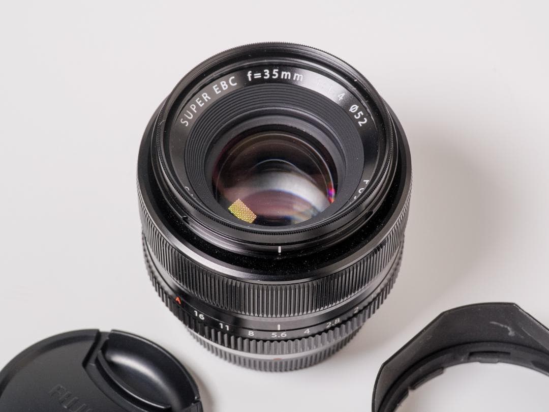 Fujinon XF35mmF1.4 R 単焦点レンズ フィルター付 - メルカリ