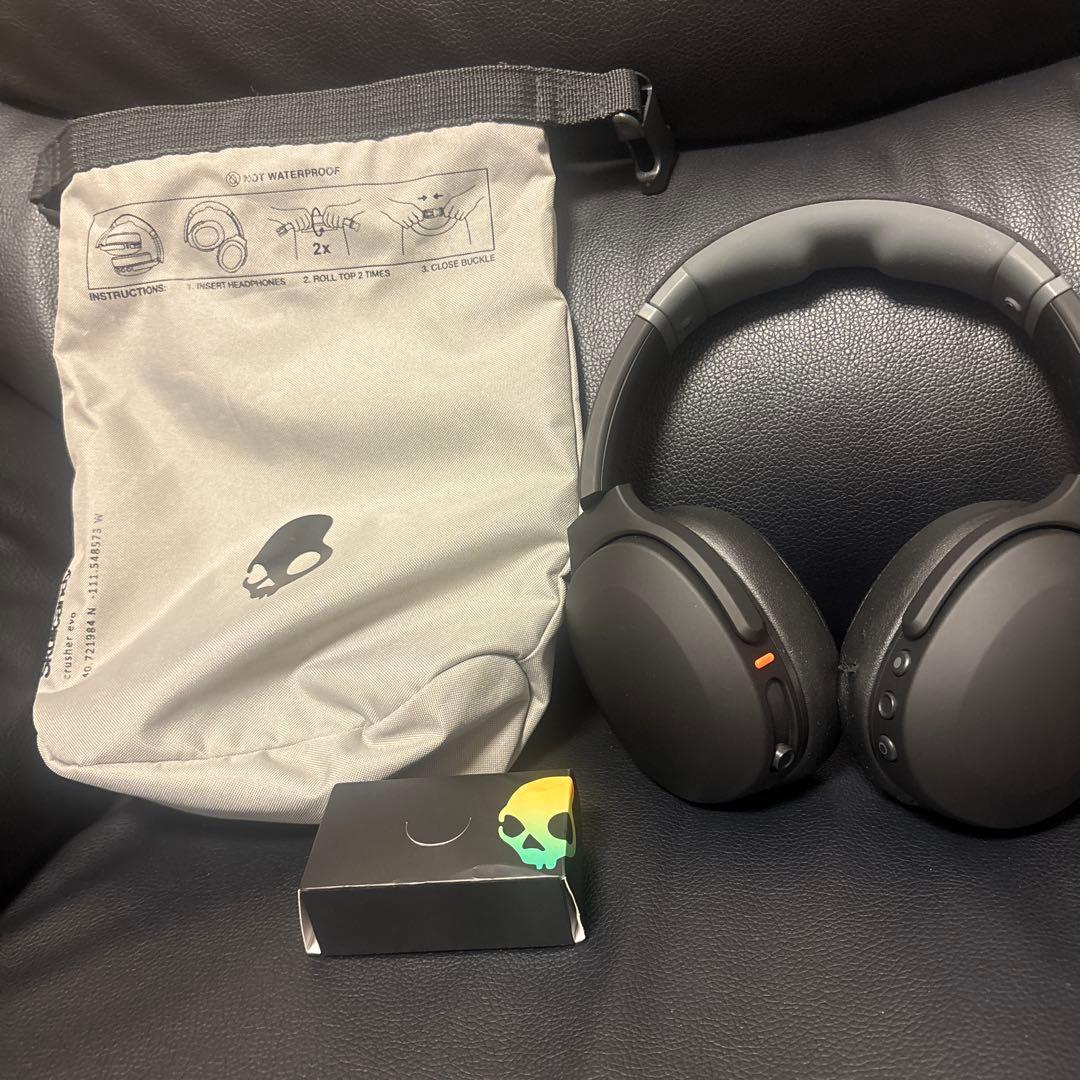 Skullcandy ワイヤレスヘッドホン ブラック 楽天市場】スカルキャンディ へッシュ2 ワイヤレスヘッドホン