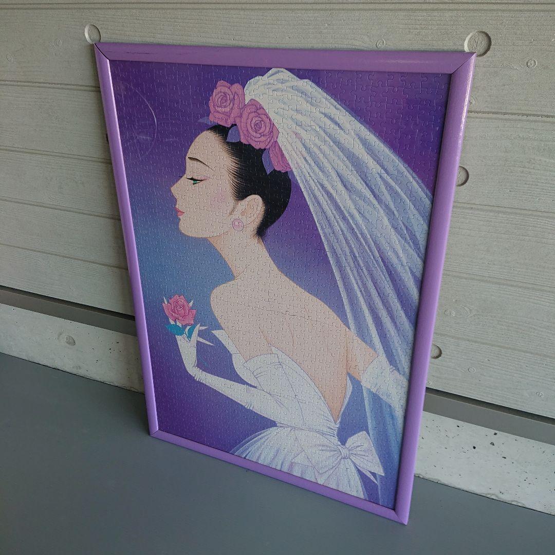 鶴田 一郎 桂 由美 ローズ ユミ Ⅱ 希少 レア 美人画 パズル 完成品 額