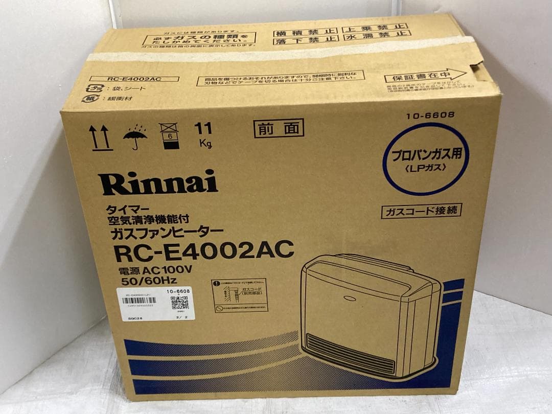 ☆LPガス用☆リンナイ ガスファンヒーター RC-E4002AC-2 2005年 - メルカリ
