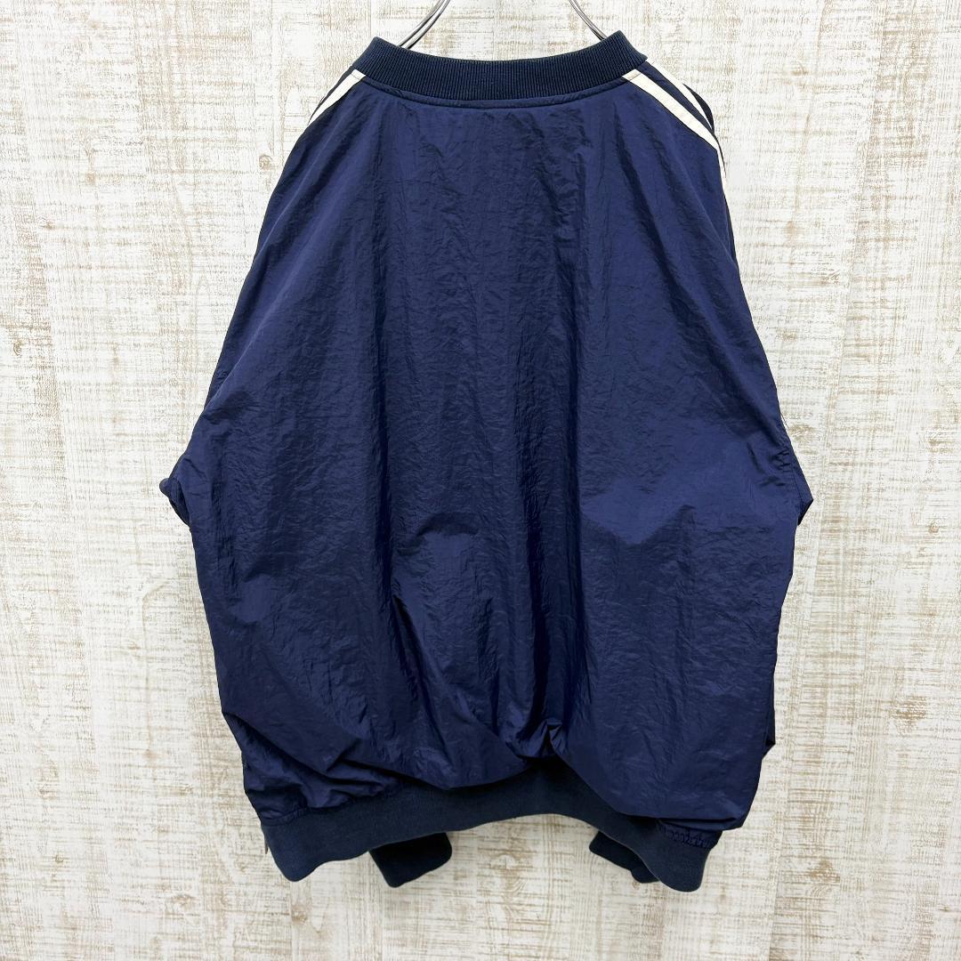 JQ103《常田大希さん着用》アディダス　プルオーバー　刺繡ロゴ　サイドデザイン