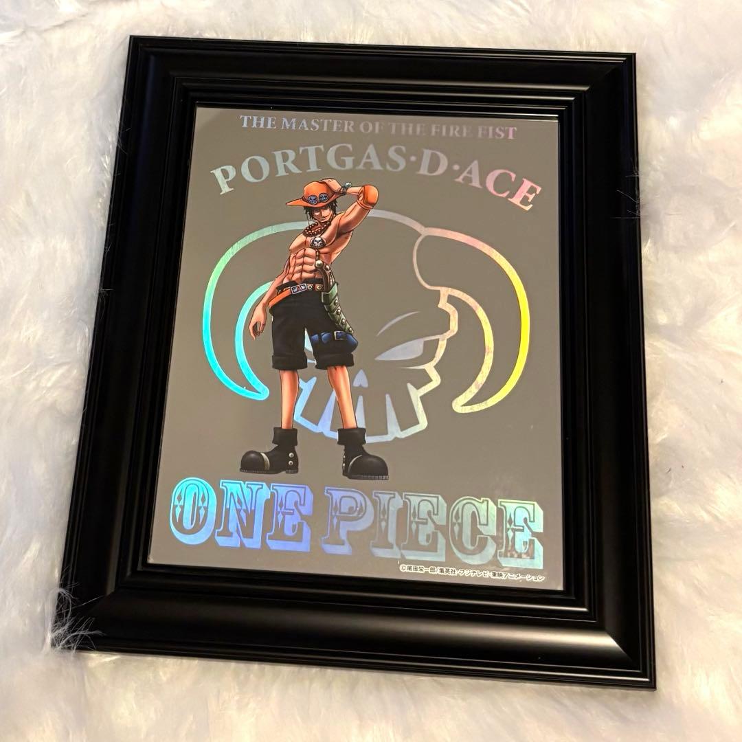 ワンピース ビッグパブミラー ポートガス・D・エース 鏡 ONE PIECE