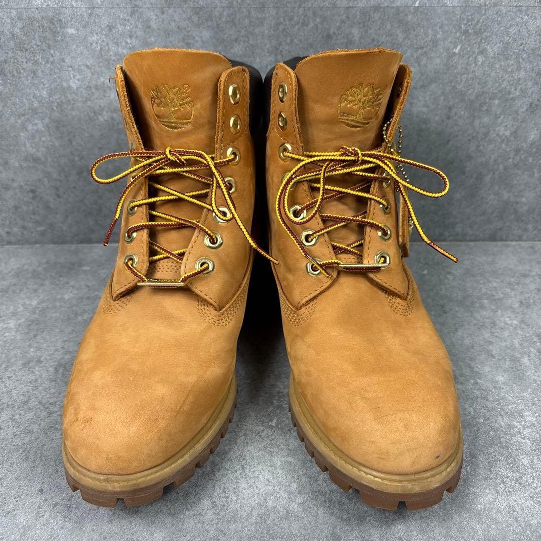 美品✨ティンバーランド 6インチプレミアムブーツ 6153B 25.5 金ロゴ