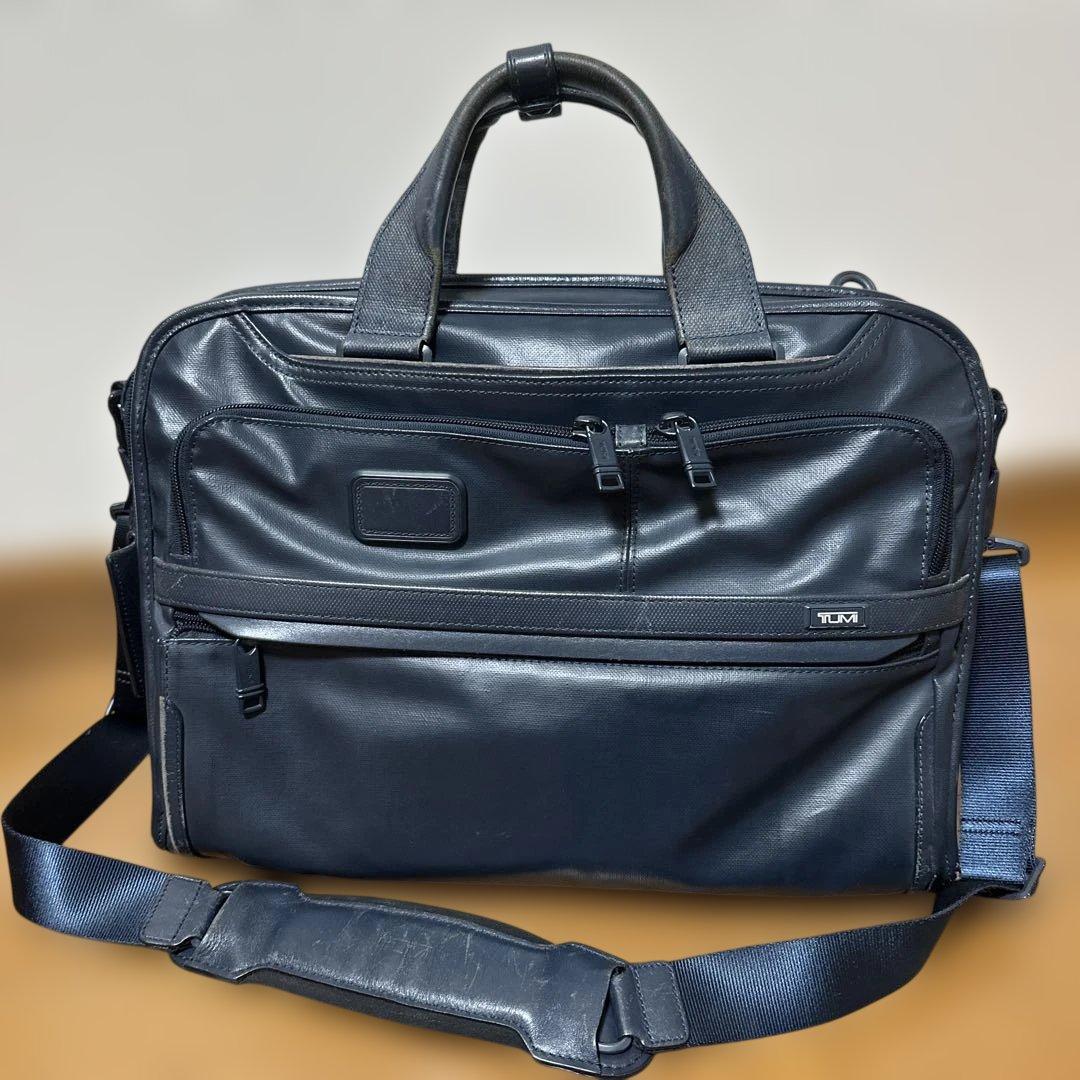 TUMI ビジネスバッグ ネイビー ships別注 - メルカリ