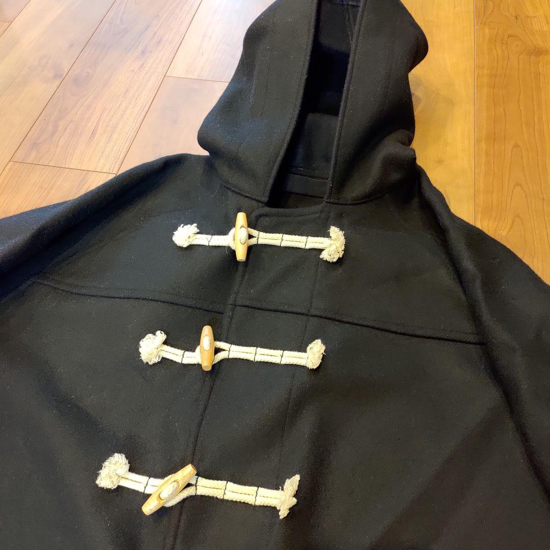 最終価格！ sillage duffle coat black melton 黒 - メルカリ