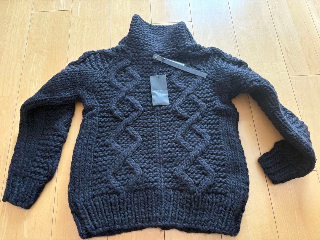 チョコ様専用【新品】WJK ブラックケーブル編みセーター - メルカリ