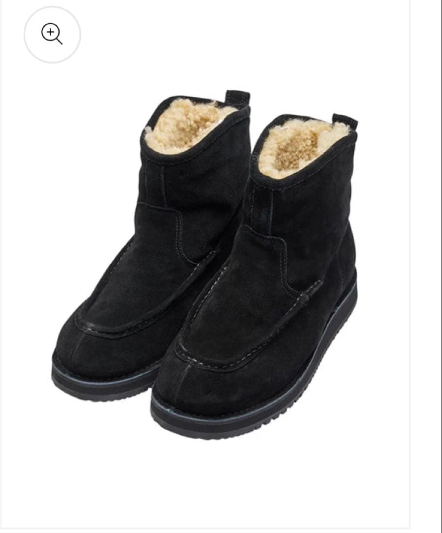 Suicokeスイコック　ムートンブーツRUSS-SD-CMwpブラック24.5 SUICOKE-スイコック】RUSS-SD-CMwp / BLACK(ムートン/ブラック