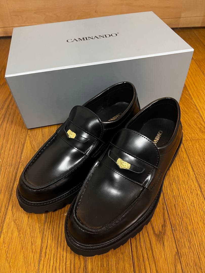【別注】 ＜CAMINANDO＞レザー ローファー 別注】 ＜CAMINANDO＞レザー コインローファー