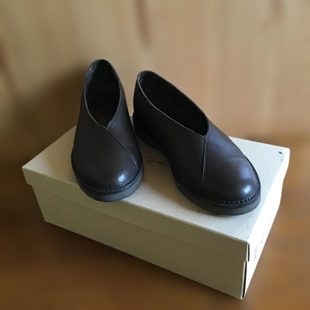 美品 ヨーガンレール フラットレザーシューズを - メルカリ