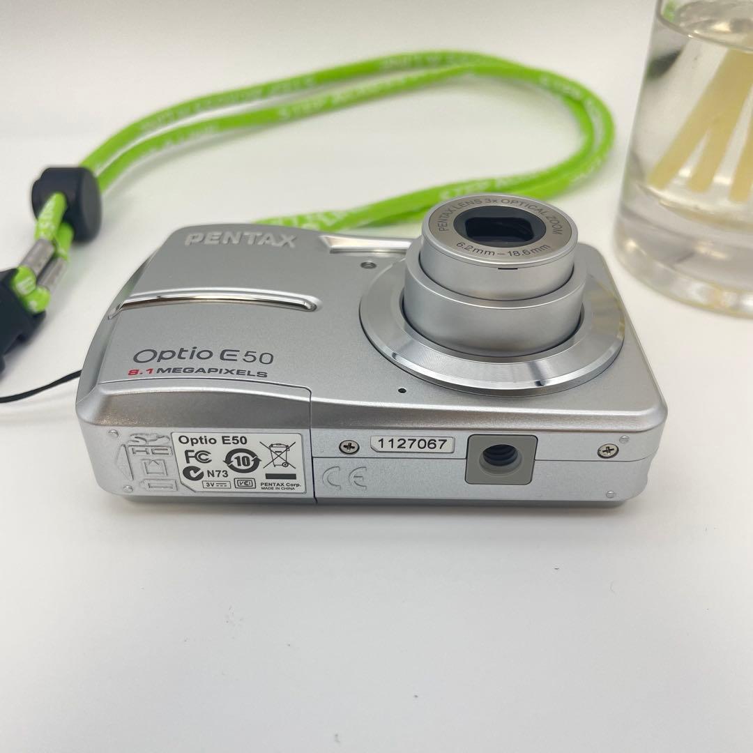 美品✨PENTAX Optio E50✨動作確認済 スマホ転送OK 単三電池♪ - メルカリ