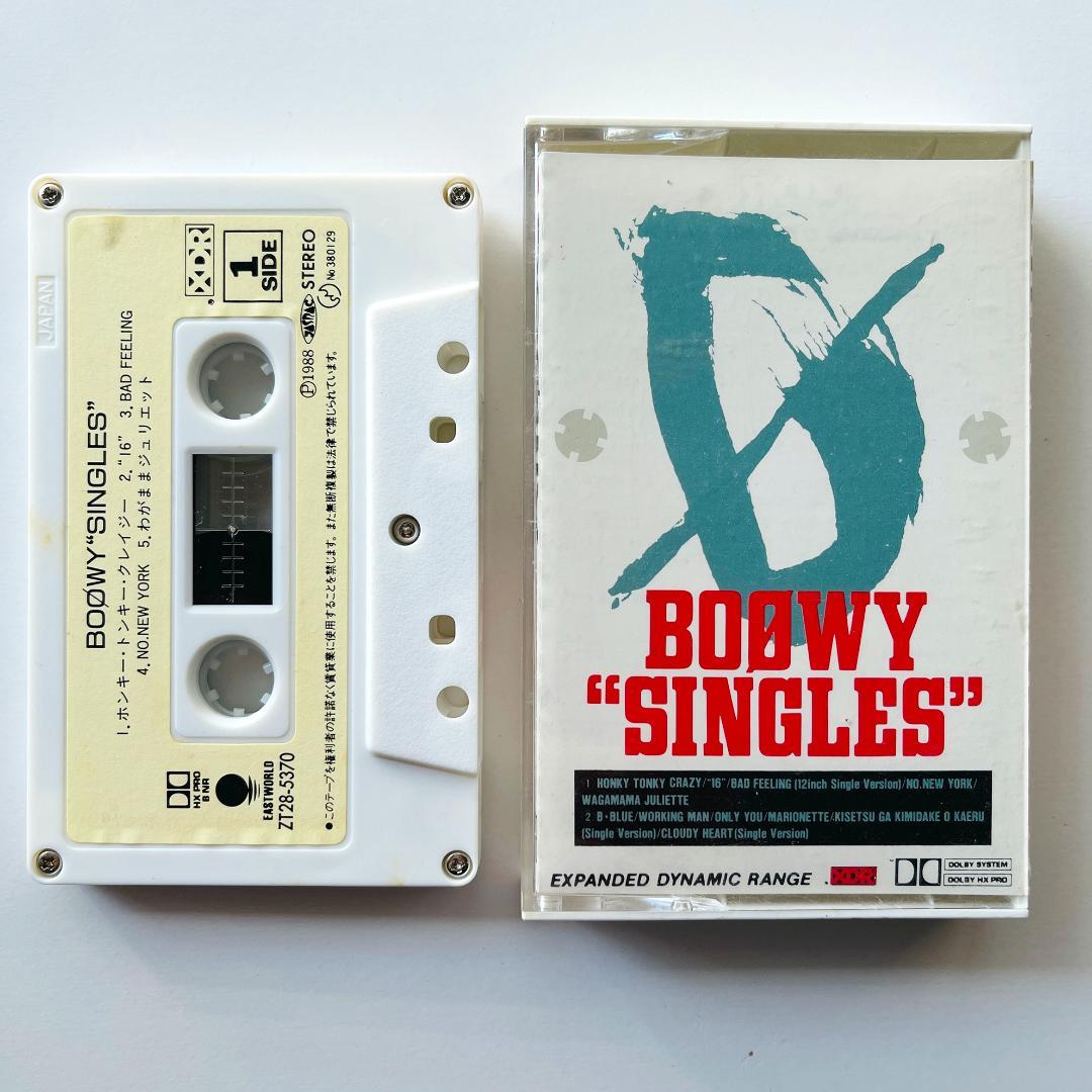貴重 カセットテープ BOOWY Singles / 氷室京介 布袋寅泰 - メルカリ