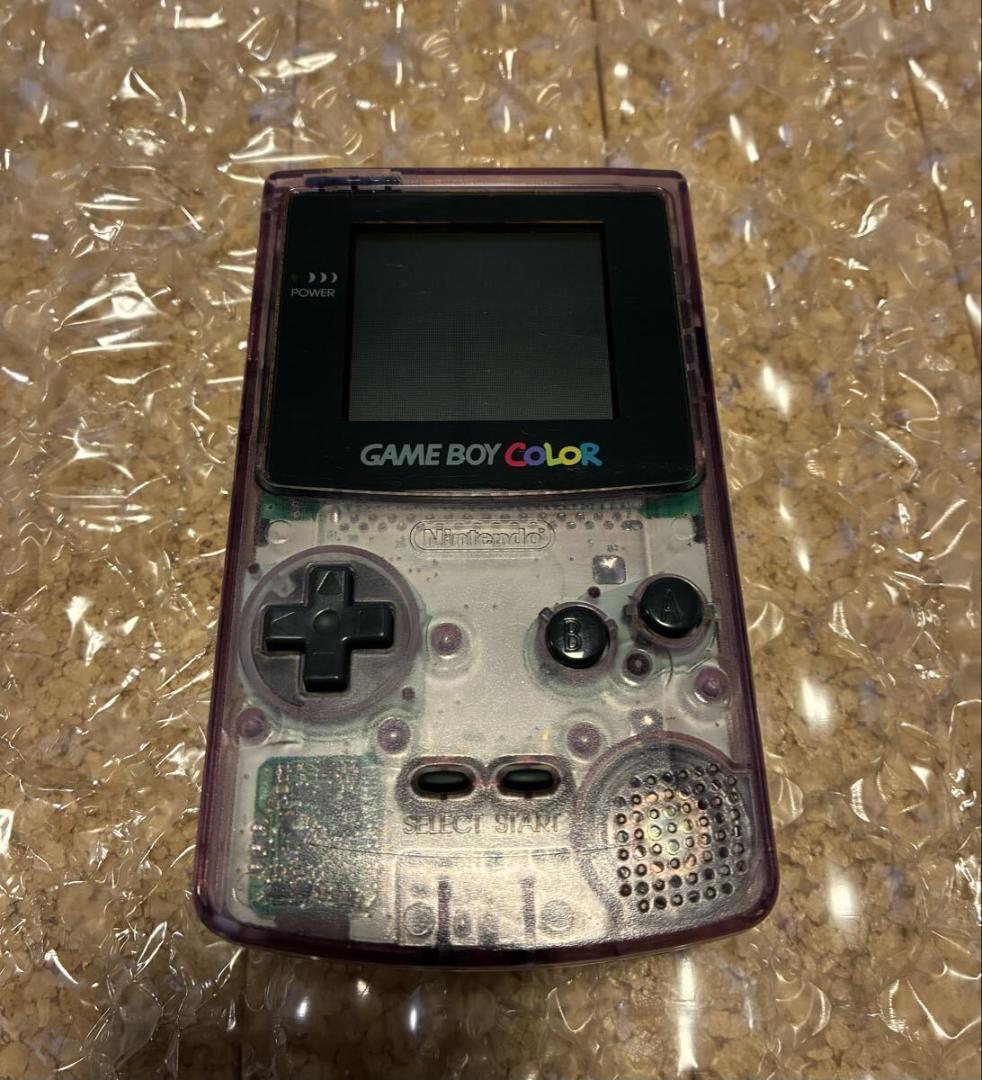 動作品 清掃済 ゲームボーイカラー クリアパープル 本体 CGB-001 GBC Amazon.co.jp: 【整備済み品】 任天堂 Nintendo ゲームボーイ カラー