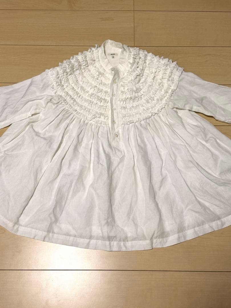 即完売品 Drawer別注 Scye サイ ピコフリルブラウスM 329 即完売品 Drawer別注 Scye サイ ピコフリルブラウスM 329