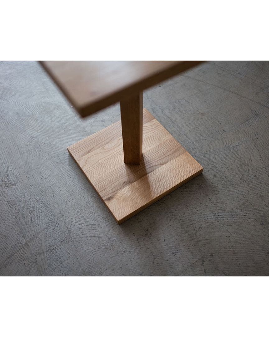 サイドテーブル43 カク ナラ材オイル塗装 オーク